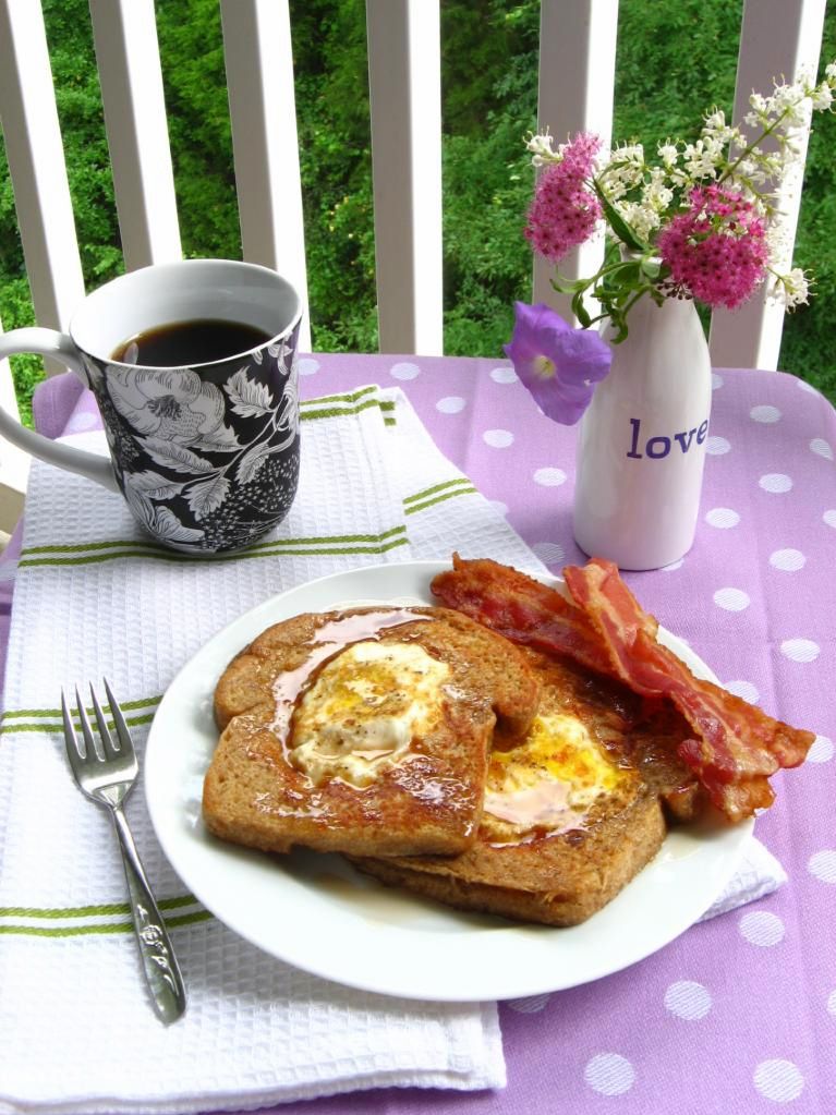 Eggs in a French Toast Basket - Willow Bird Baking